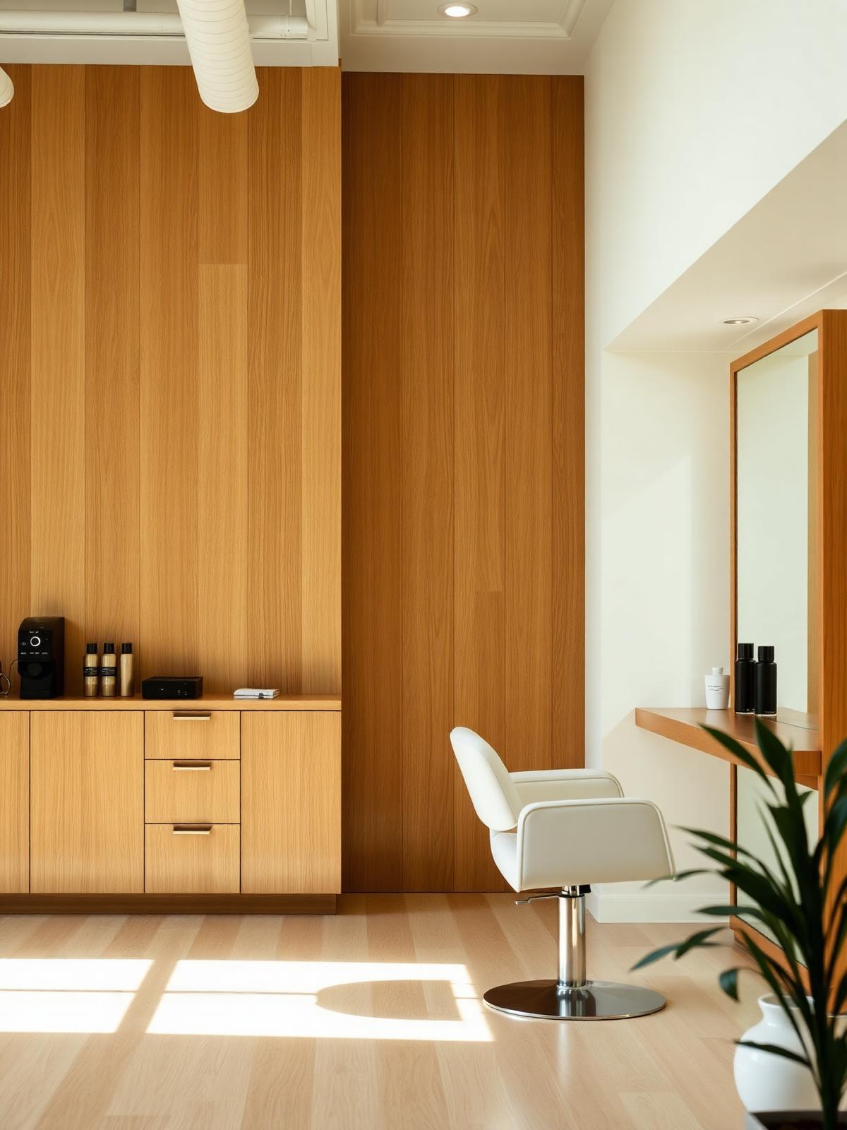 Interior de la peluquería SOMA